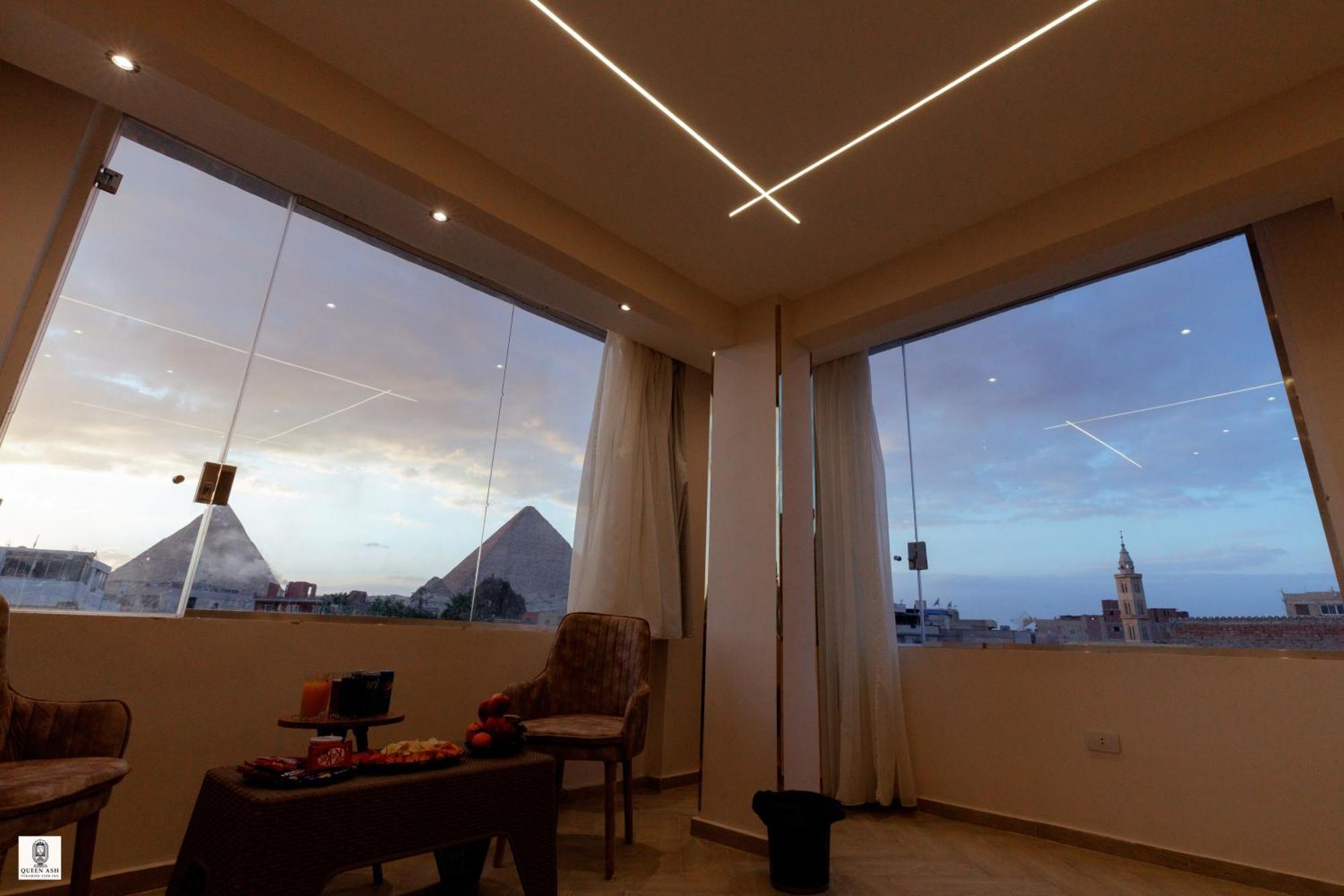 Queen Ash Pyramid View Inn Kafrat al Jabal Exterior photo