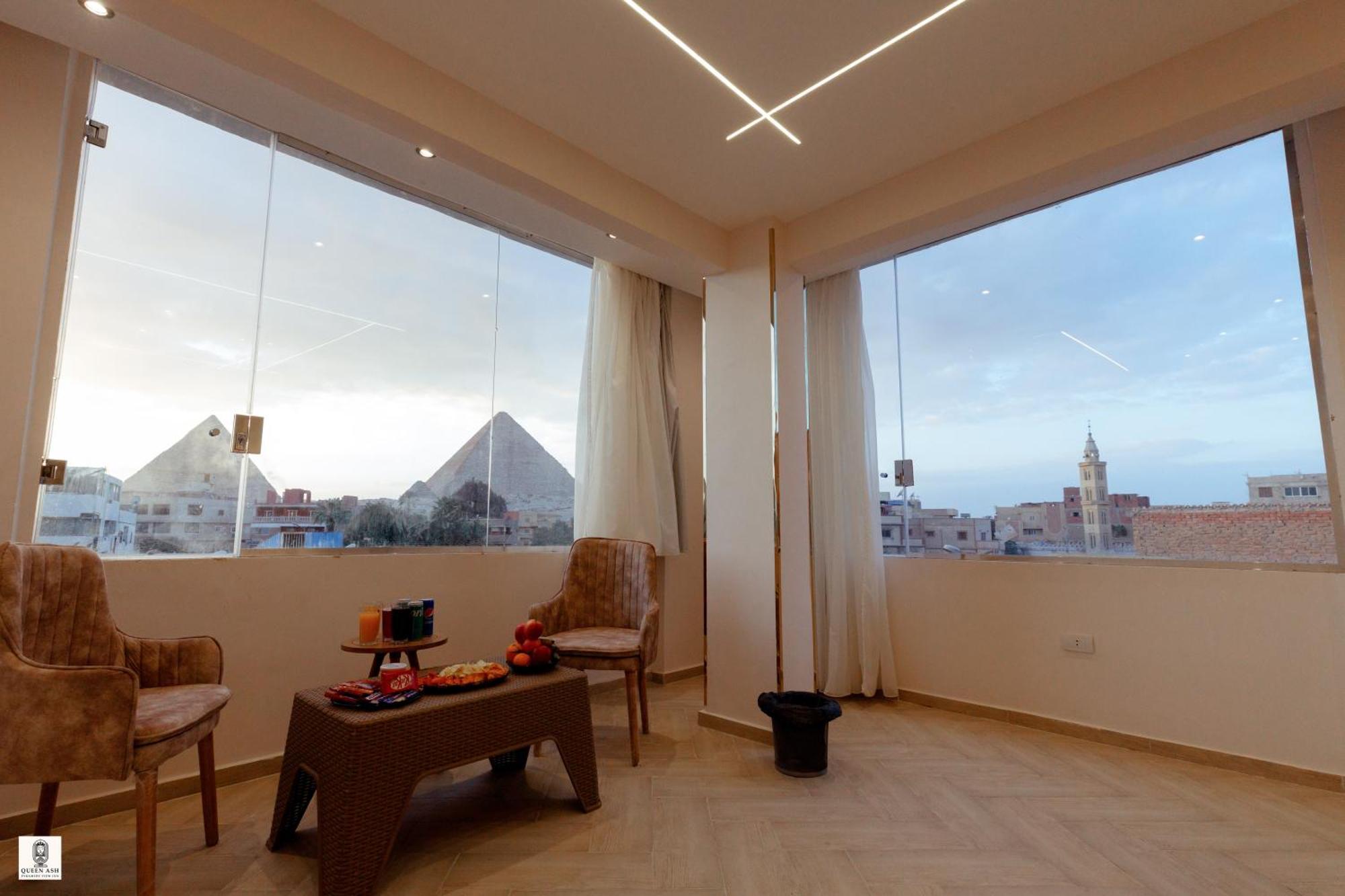 Queen Ash Pyramid View Inn Kafrat al Jabal Exterior photo